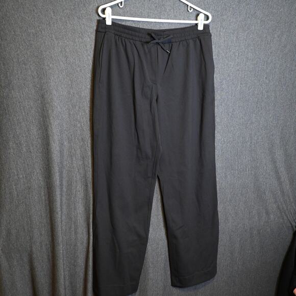 lululemon athletica Pants - Lululemon Women's L Relaxed Black Lounge Pants Drawstring